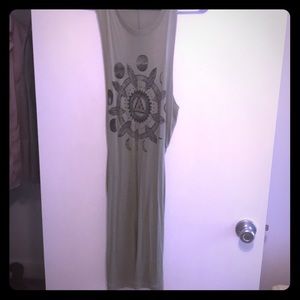 O’Neill T-shirt racerback beach coverup size small